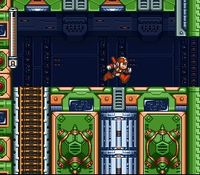 une photo d'Ã©cran de Mega Man 7 sur Nintendo Super Nes